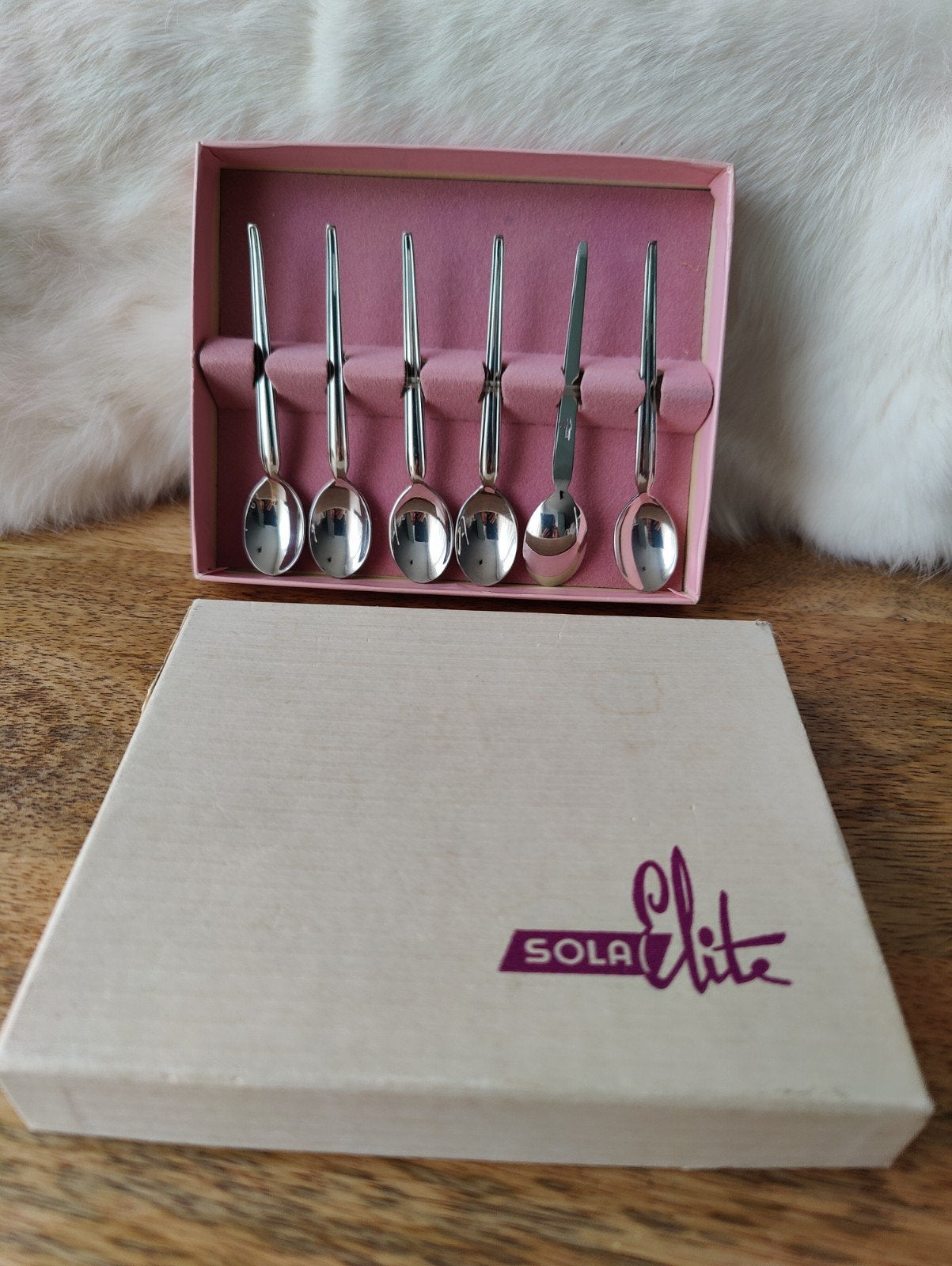 Sola Elite brocante thee lepeltjes 9 cm lang, Antiek en Kunst, Ophalen of Verzenden