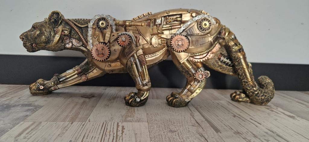 XL steampunk panter, Ophalen of Verzenden