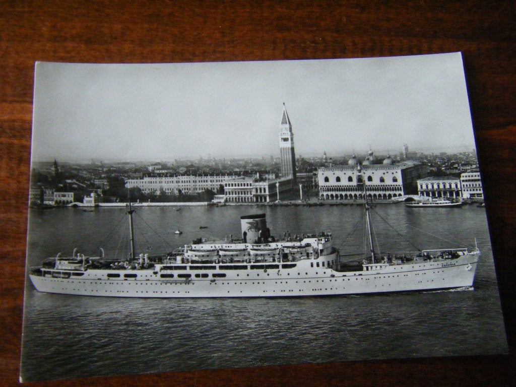 U42 - Schip - Paquebot Esperia - Mooi/Oud, Ophalen of Verzenden, Gebruikt, Kaart, Foto of Prent