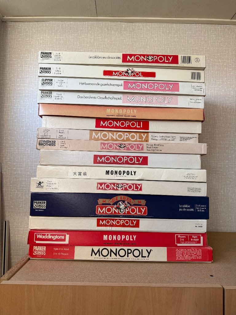 24 Monopoly spellen, Vijf spelers of meer, Ophalen, Gebruikt