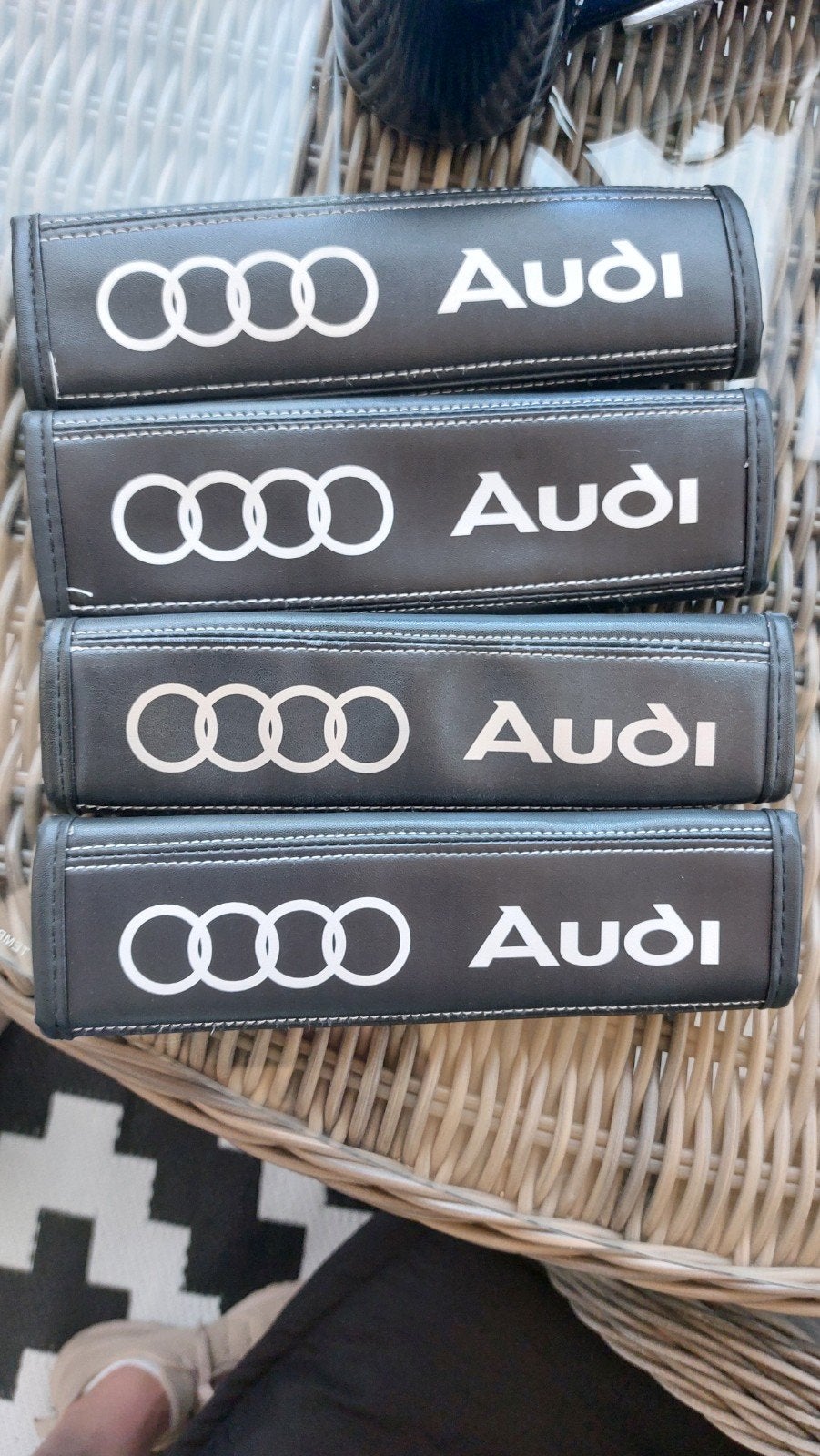 Gordelhoes Audi 4 stuks, Auto diversen, Auto-accessoires, Ophalen of Verzenden, Gebruikt