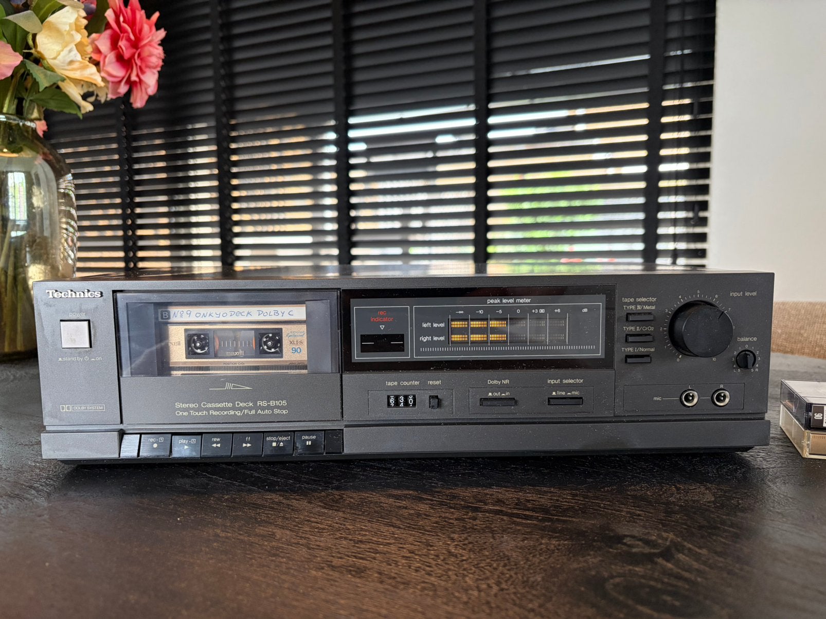 Technics RS-B105 Stereo Cassette Deck, Audio, Tv en Foto, Ophalen, Enkel, Overige merken