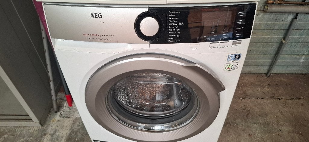 Wasmachine AEG / zgan, Ophalen, 8 tot 10 kg, Voorlader, 85 tot 90 cm