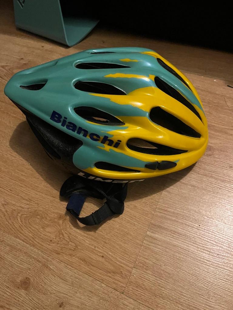 Bianchi Limar Fietshelm - Maat L (53-60 cm) Pantani kleuren, Fietsen en Brommers, Fietsaccessoires | Fietshelmen, Ophalen of Verzenden