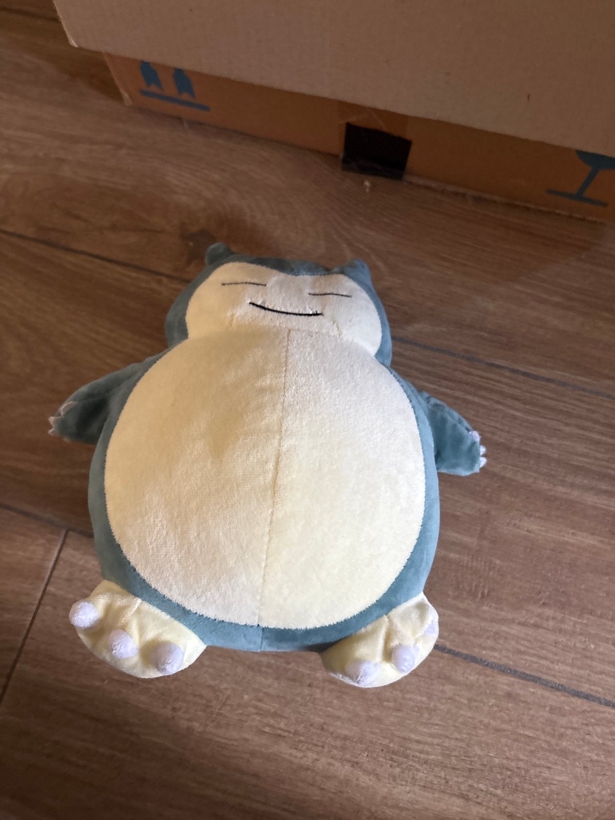 Pokémon Snorlax Knuffel - Zo goed als nieuw, Overige typen, Blauw, Ophalen of Verzenden, Zo goed als nieuw