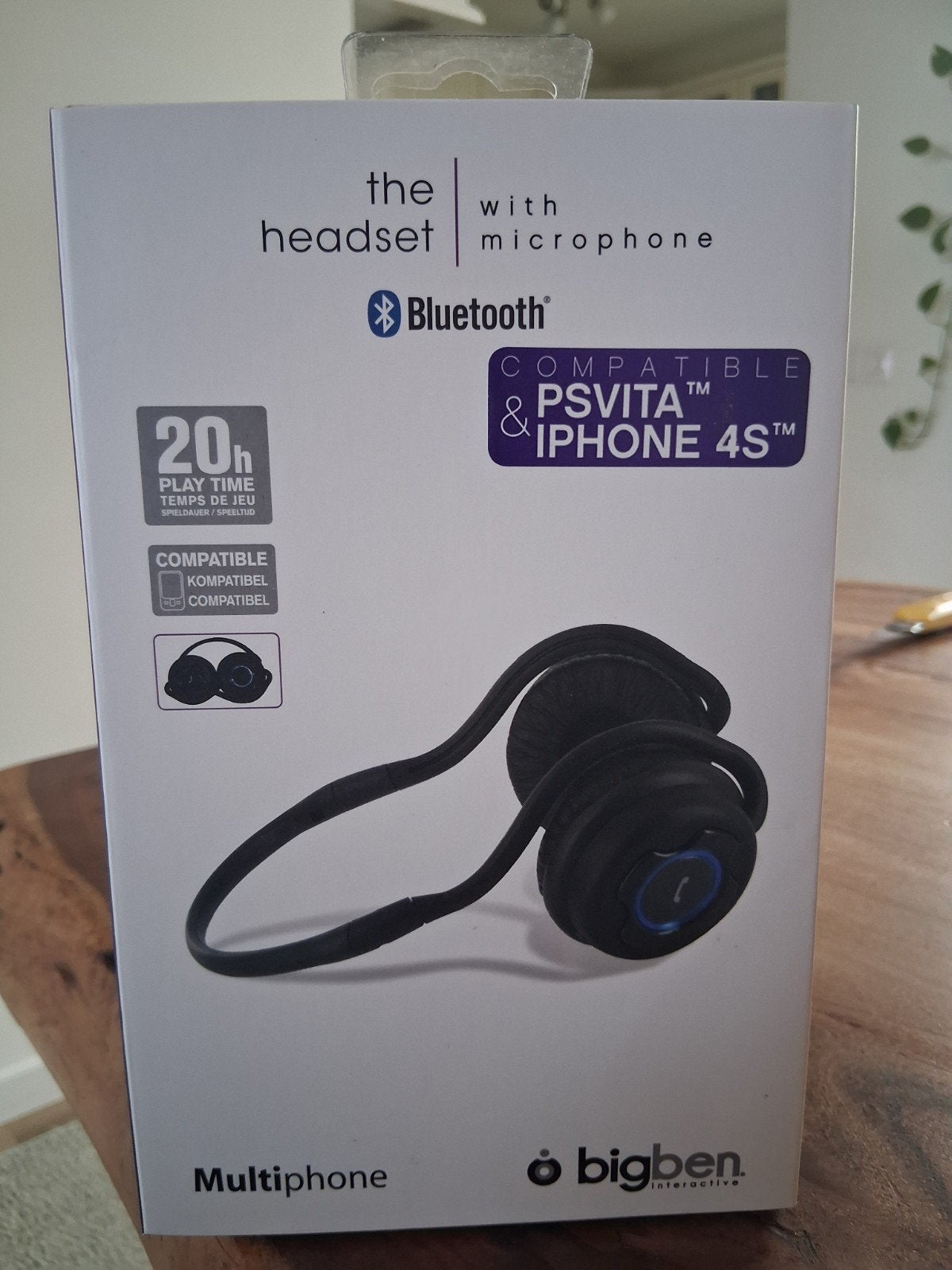 Bigben Interactive Bluetooth Headset met Microfoon, Ophalen, Nieuw, Overige merken, Draadloos