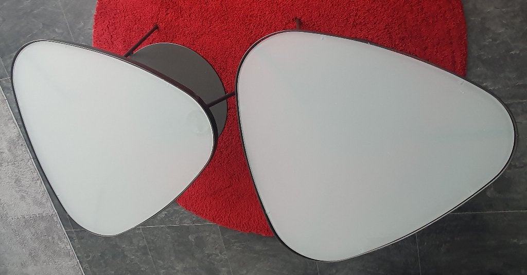 Auping bijzettafels 2x, 45 tot 60 cm, Minder dan 55 cm, Ophalen of Verzenden, Zo goed als nieuw