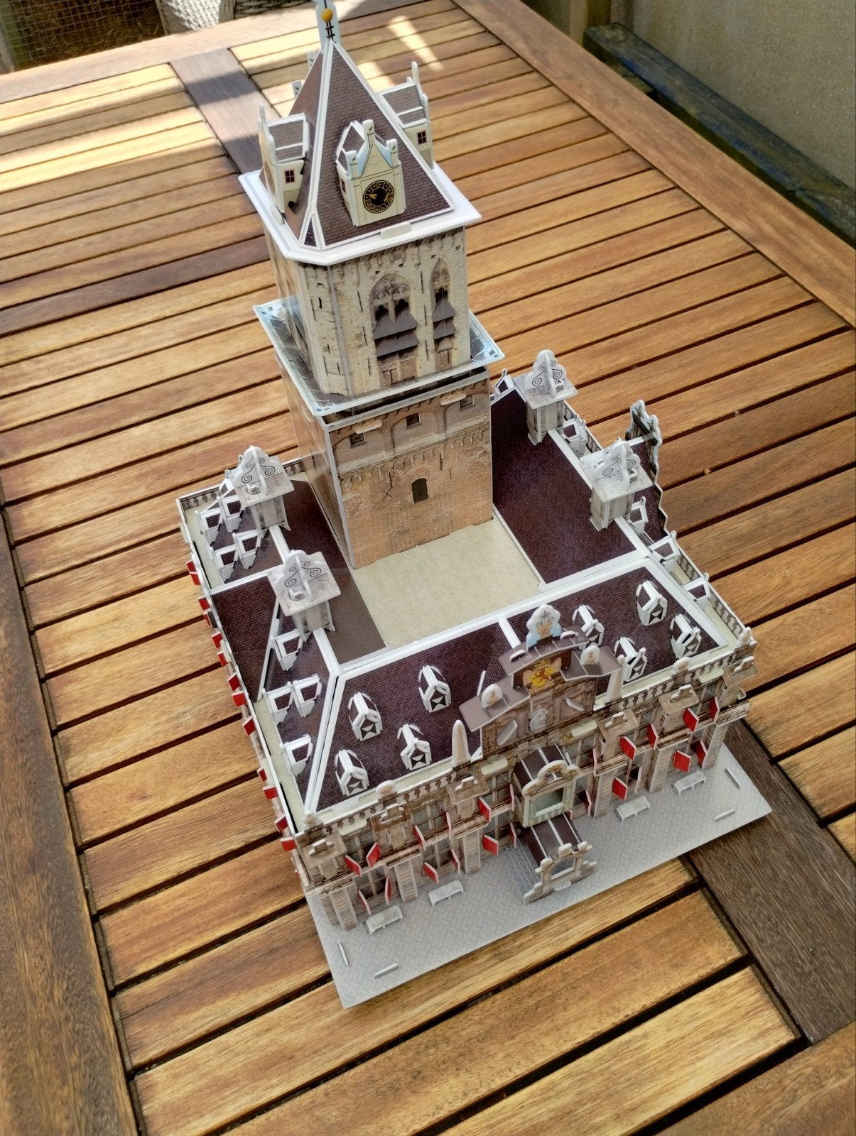 Puzzel 3D Stadhuis Delft - Gedetailleerd Model, Ophalen of Verzenden, Zo goed als nieuw
