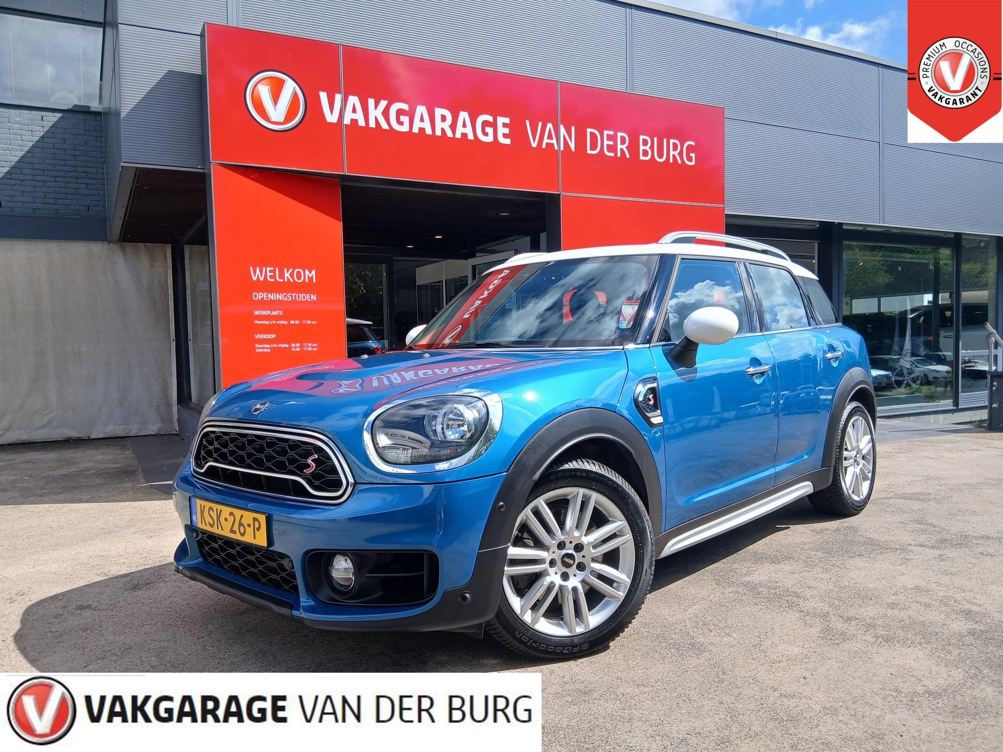 MINI Countryman 2.0 Cooper S Night Jack Edition Pano, Auto's, Mini, Stof, Blauw, Bedrijf, SUV of Terreinwagen