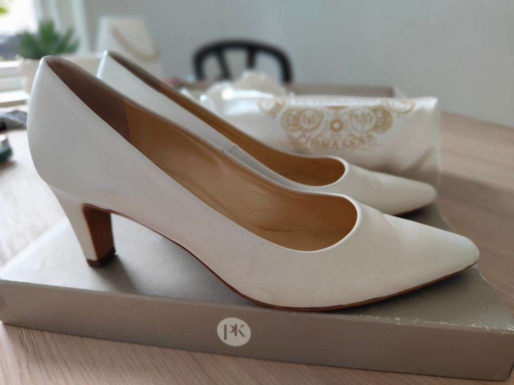 Witte pumps, trouwschoenen, Peter Kaiser, Pumps, Wit, Ophalen of Verzenden