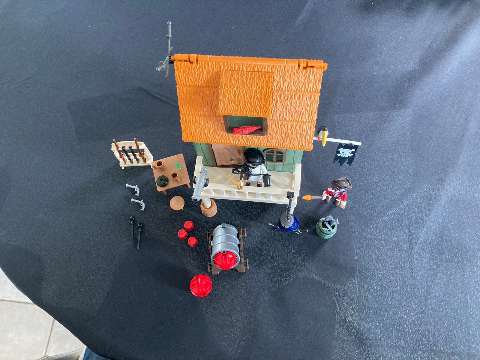 Playmobil geheimen piraten vesting met ruby red 4796, Ophalen of Verzenden, Zo goed als nieuw