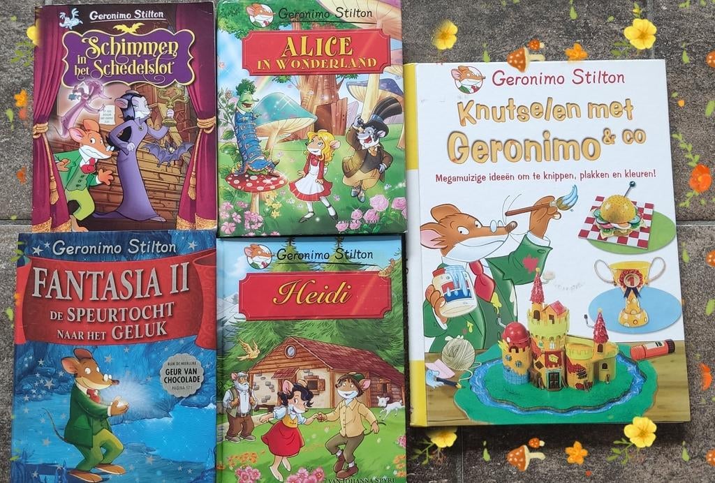 Geronimo Stilton 5  boeken, Boeken, Ophalen of Verzenden, Zo goed als nieuw