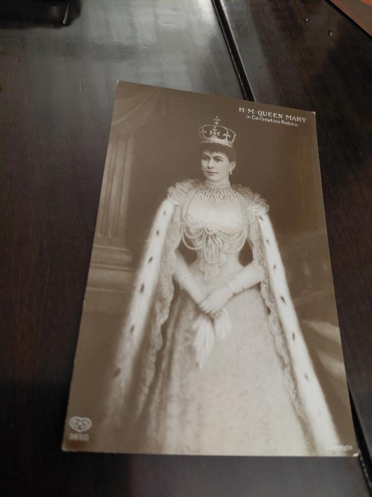 H.M. QUEEN MARY, Ophalen of Verzenden, Nieuw, Buitenland, Kaart, Foto of Prent