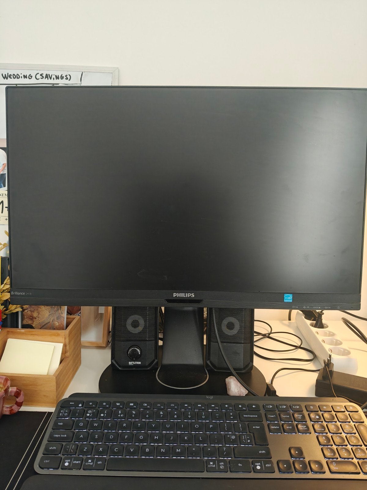 Philips Brilliance 241B 24 inch met speakertjes, Ophalen, Philips, Gebruikt, Ingebouwde speakers