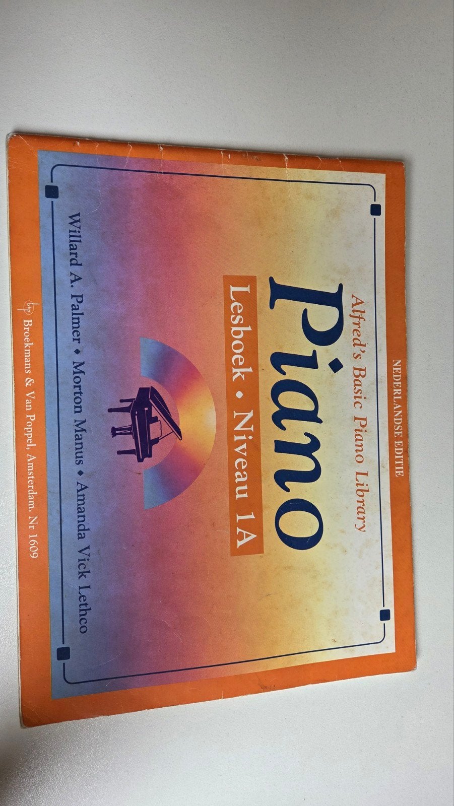Alfred's Basic Piano Library Lesboek Niveau 1A, Ophalen of Verzenden, Gebruikt, Overige kleuren, Overige typen