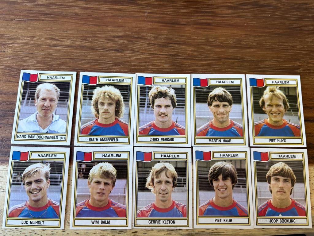 Panini Voetbal 83 stickers en plaatjes HFC Haarlem, Ophalen of Verzenden, Nieuw, Overige binnenlandse clubs, Poster, Plaatje of Sticker
