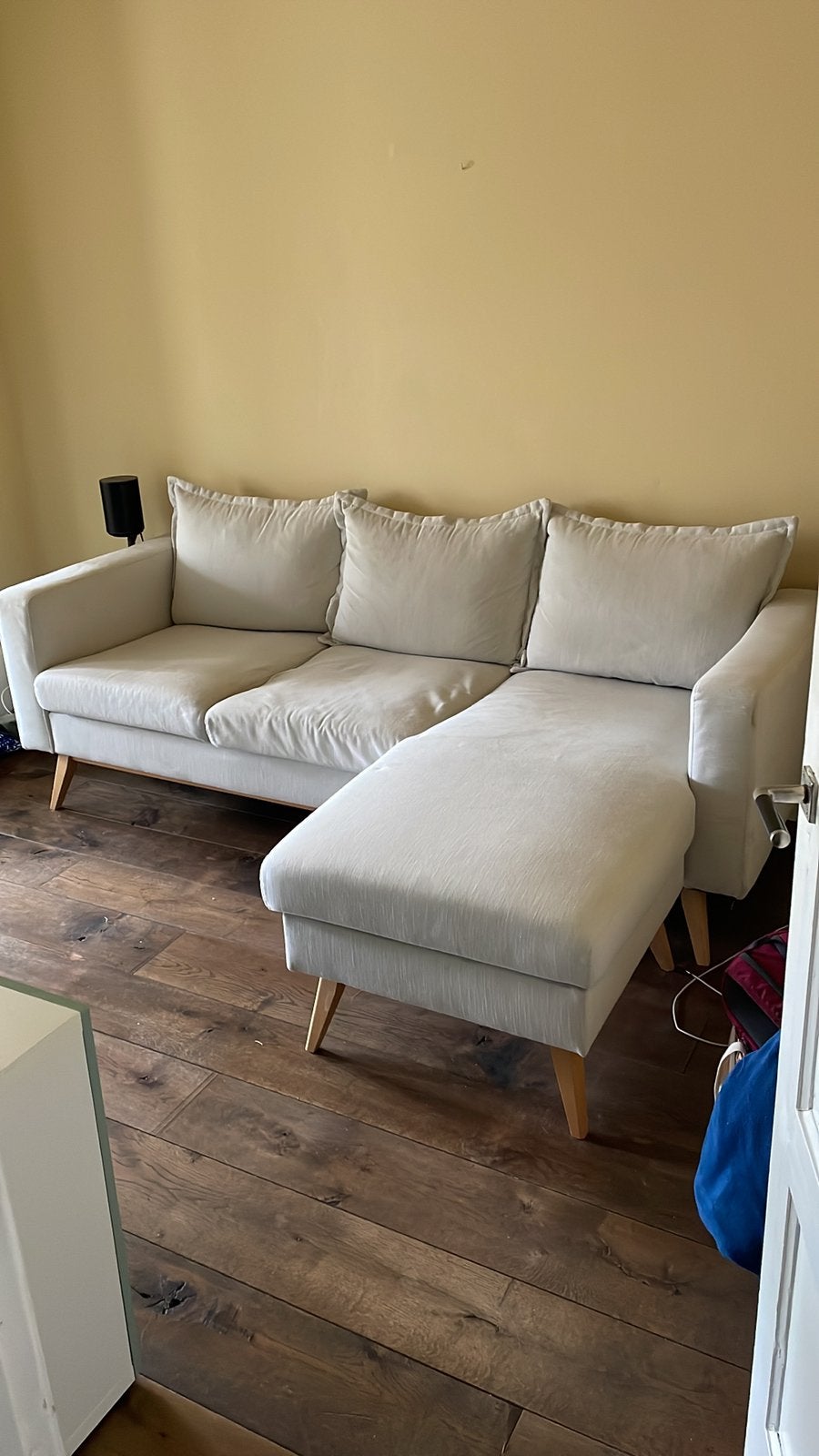 Bank beige Maison du Monde, Ophalen, 250 tot 300 cm, Gebruikt, Driepersoons