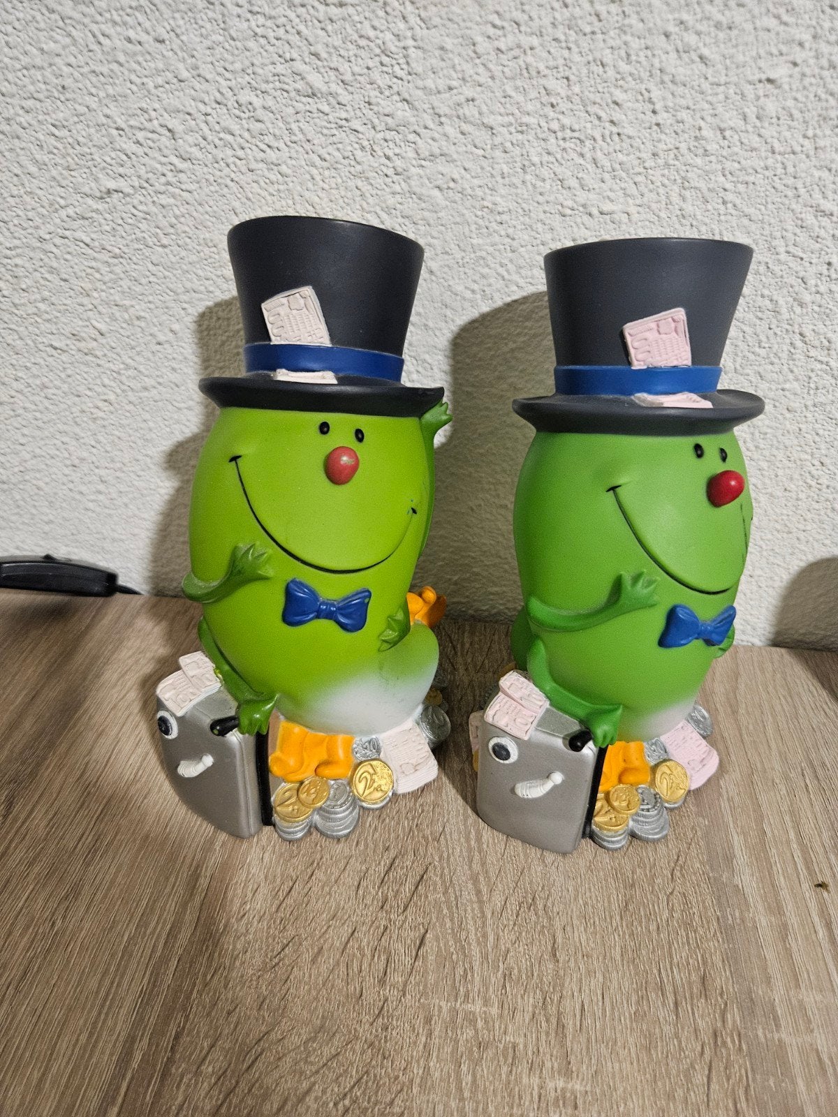 2x Vintage Rabobank Rups Spaarpot - Nostalgie!, Verzamelen, Ophalen, Gebruikt, Kunststof, Dier