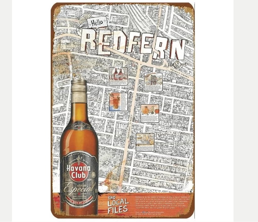 Vintage metalen bordjes Havana Club (30x20cm), Verzamelen, Ophalen of Verzenden, Nieuw, Reclamebord