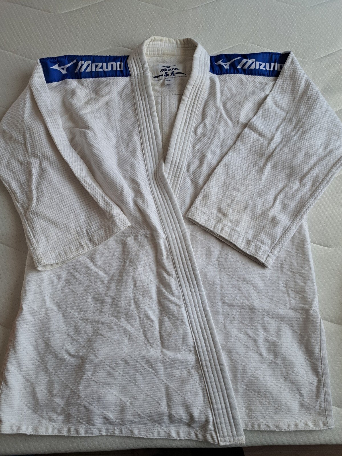 Judopak Mizuno wit - Maat 170 (jas, broek, band), Maat XS of kleiner, Judo, Vechtsportpak, Ophalen of Verzenden