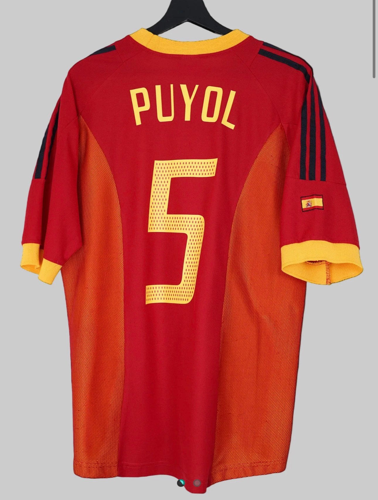 Spain 2002/03 Home Shirt - Puyol #5 (M), Sport en Fitness, Ophalen of Verzenden, Zo goed als nieuw, Shirt