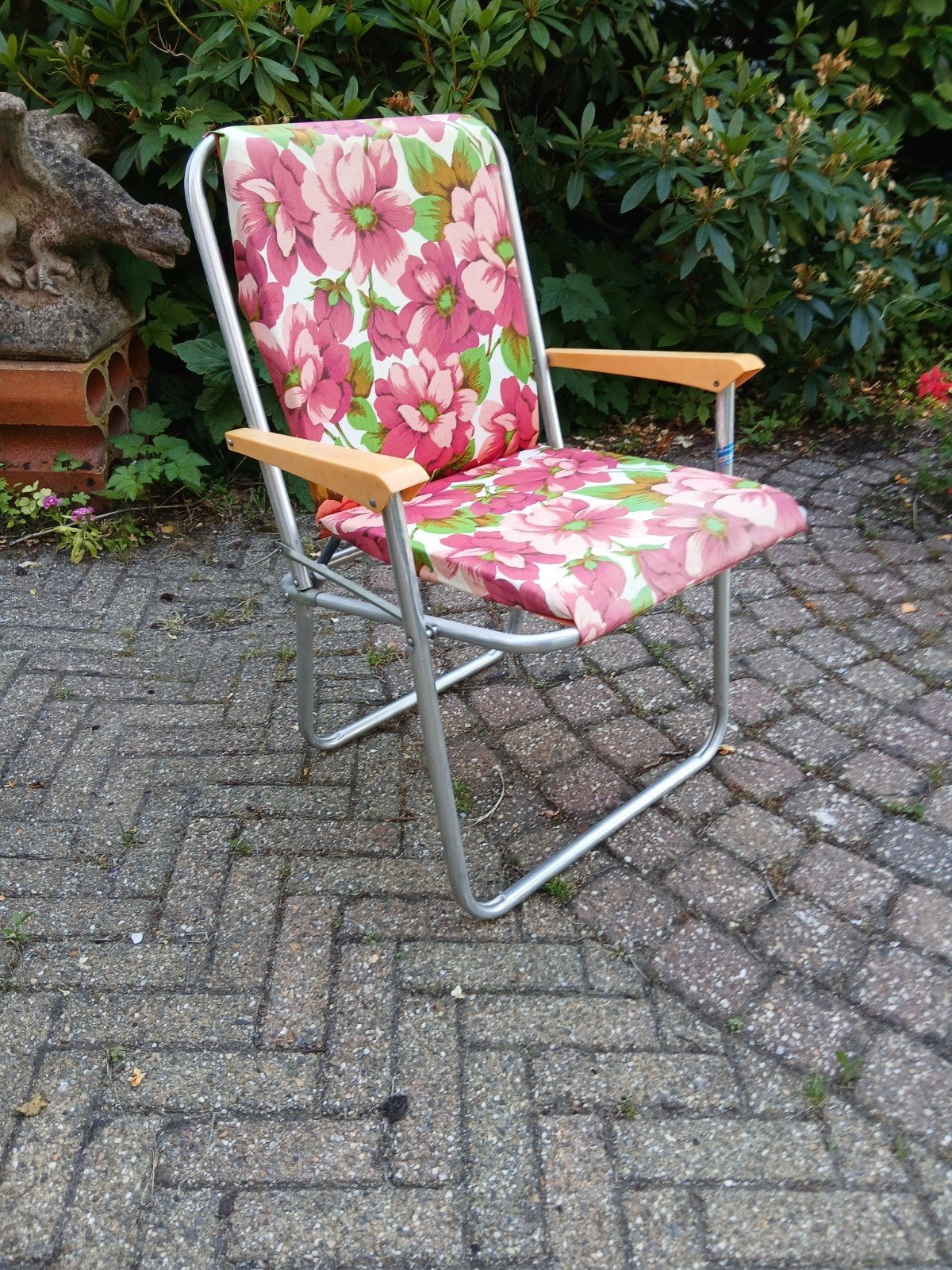 Vrolijke retro klapstoel, Ophalen of Verzenden, Huis en Inrichting