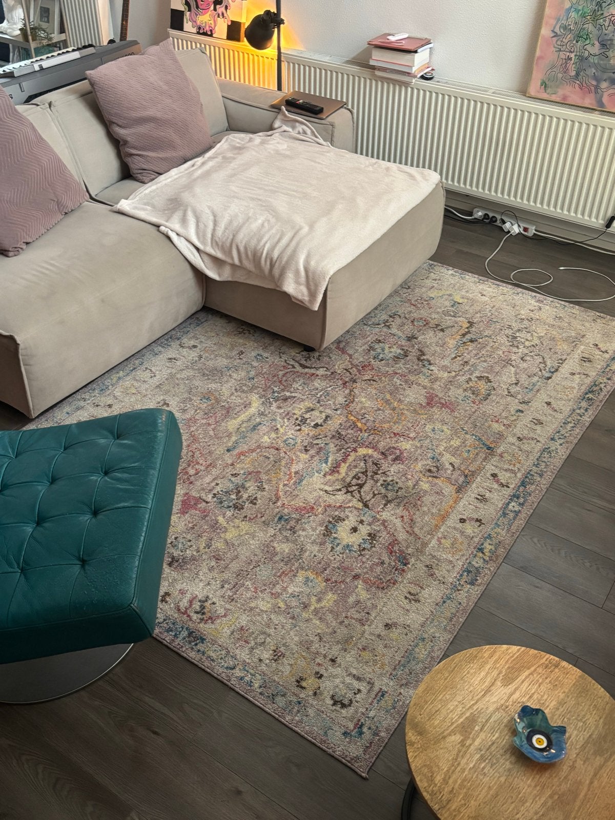 Vintage stijl (nieuw) Vloerkleed - Bohemian Stijl, Ophalen, Beige, 150 tot 200 cm, 200 cm of meer
