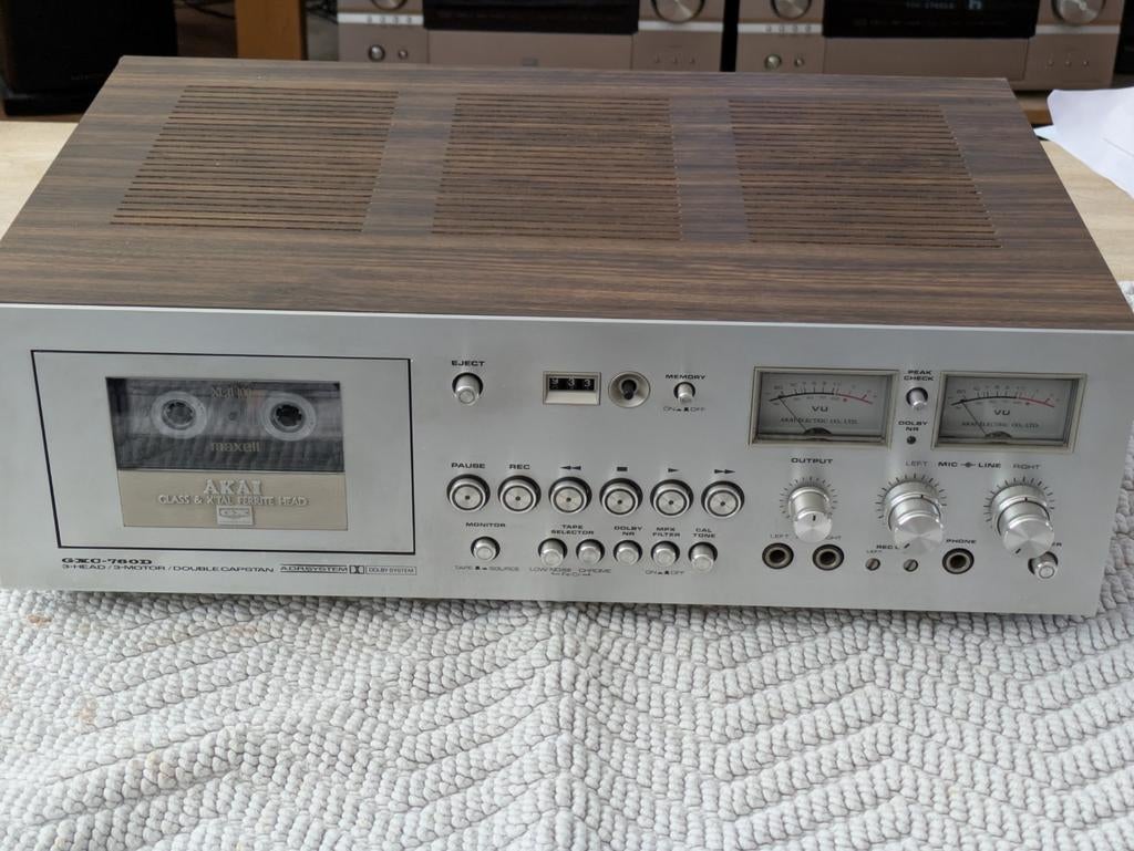Puntgave Akai GXC-760D, Ophalen of Verzenden, Enkel, Akai, Tiptoetsen