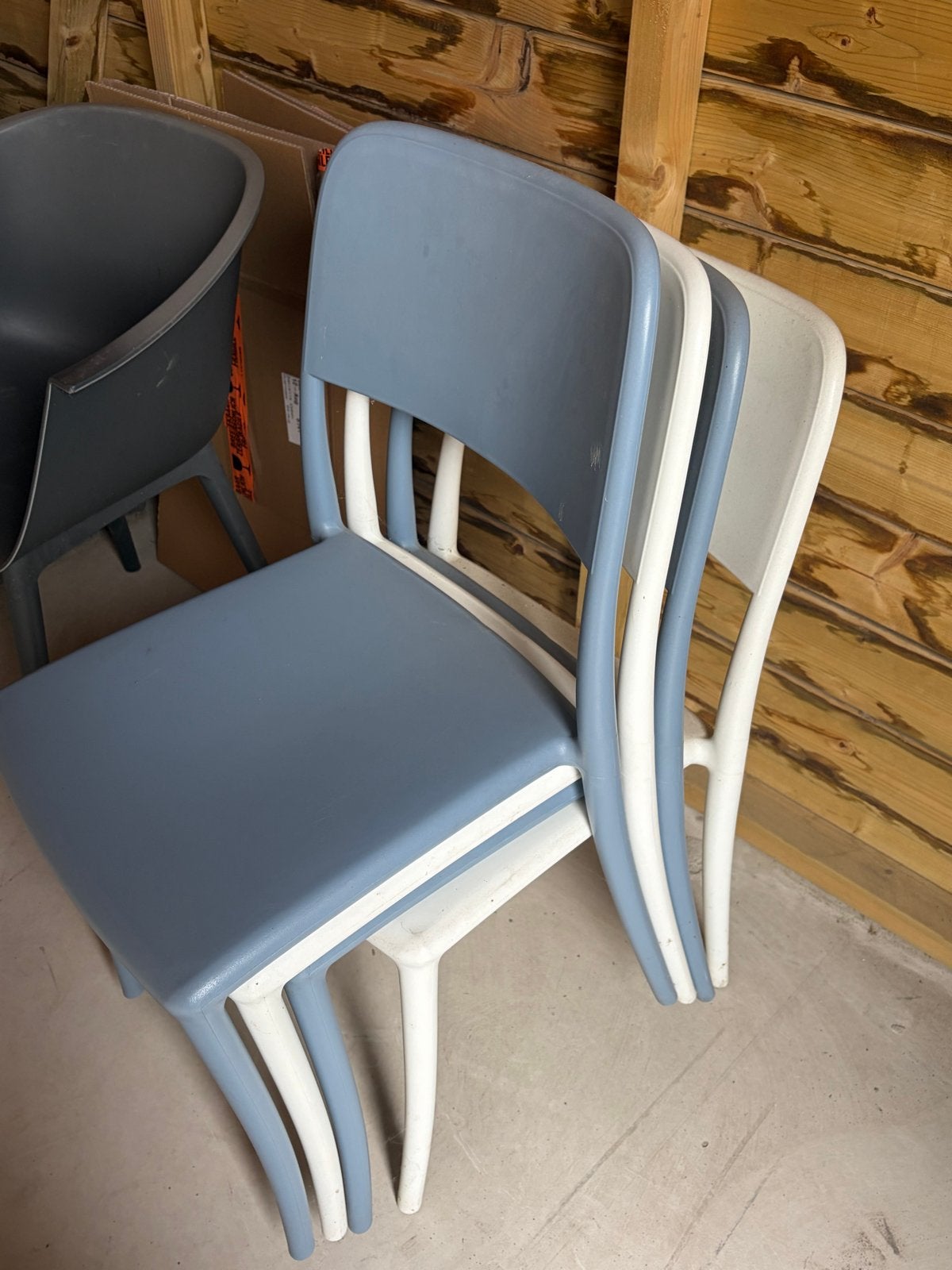 4 tuinstoelen, Huis en Inrichting, Ophalen, Kunststof, Gebruikt, Overige kleuren