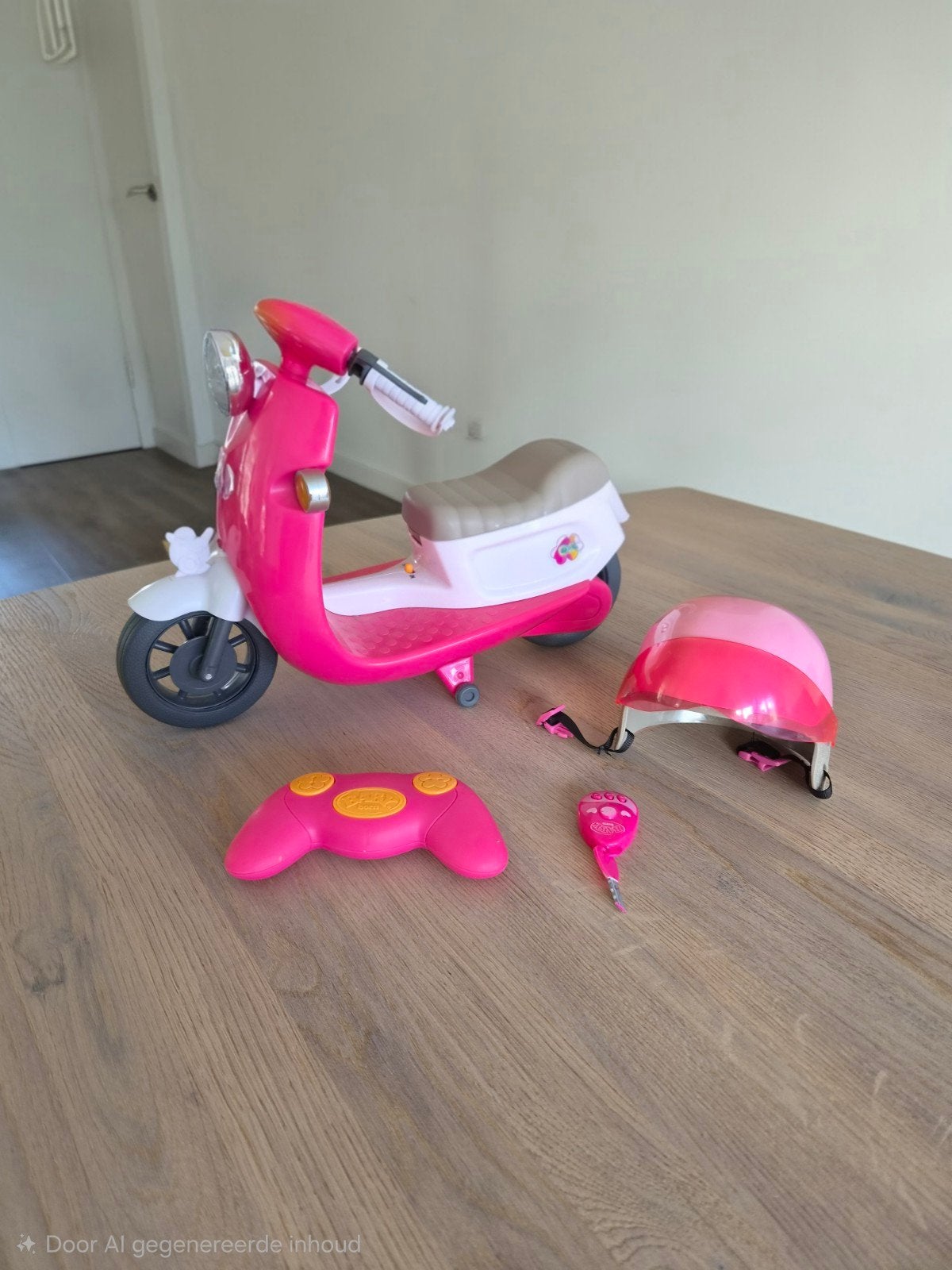 Baby Born scooter met helm en afstandsbediening, Ophalen, Zo goed als nieuw