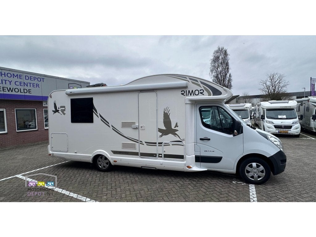 Rimor Katamarano 109 P NL camper(NAP) LEVEL 5 Gordels (RDW ), Caravans en Kamperen, Campers, 7 tot 8 meter, Bedrijf, Koelkast