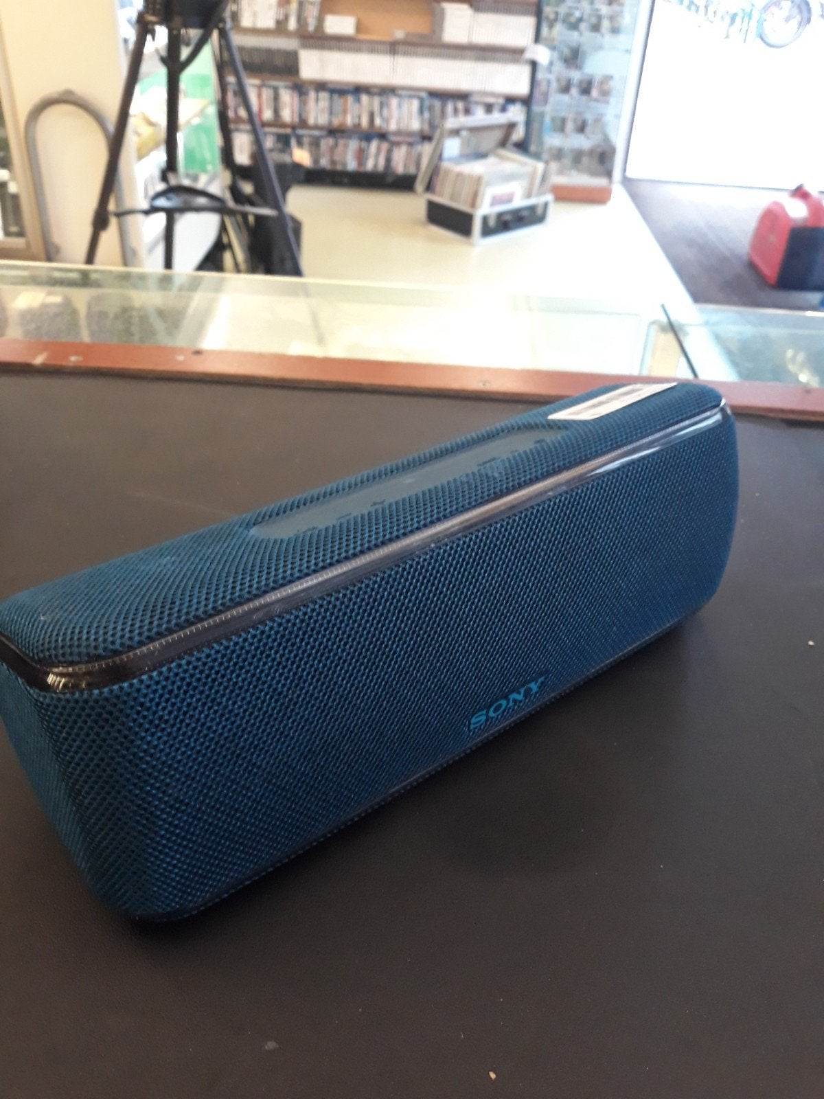 Sony SRS-XB31 Draagbare Bluetooth Speaker - Blauw, Audio, Tv en Foto, Stofbestendig, Gebruikt, Ophalen of Verzenden, Draagbare speaker