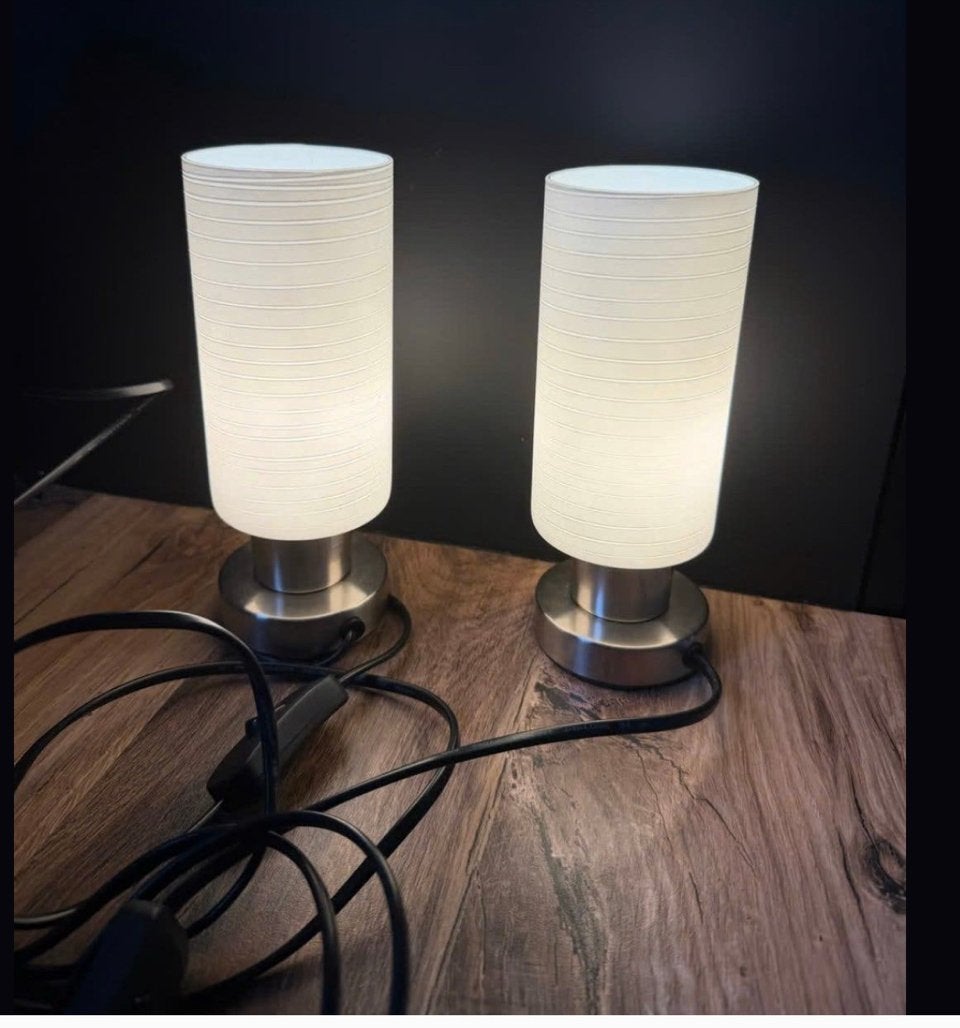 2 Fischer&Honsel Ciclo Tila design tafellampen, Ophalen of Verzenden, Zo goed als nieuw, Design