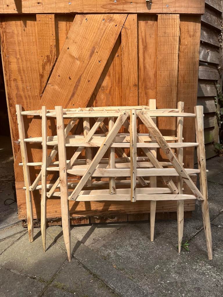Kastanje houten plantenhekje gate hurdle, Tuin en Terras, Ophalen of Verzenden, Zo goed als nieuw, Hout, Tuinhek