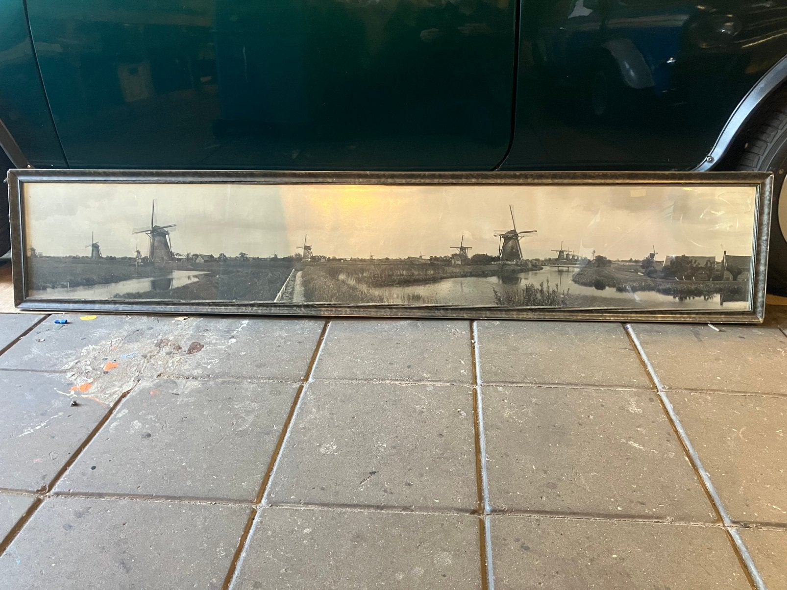Oude foto met lijst “KINDERDIJK”????, Ophalen