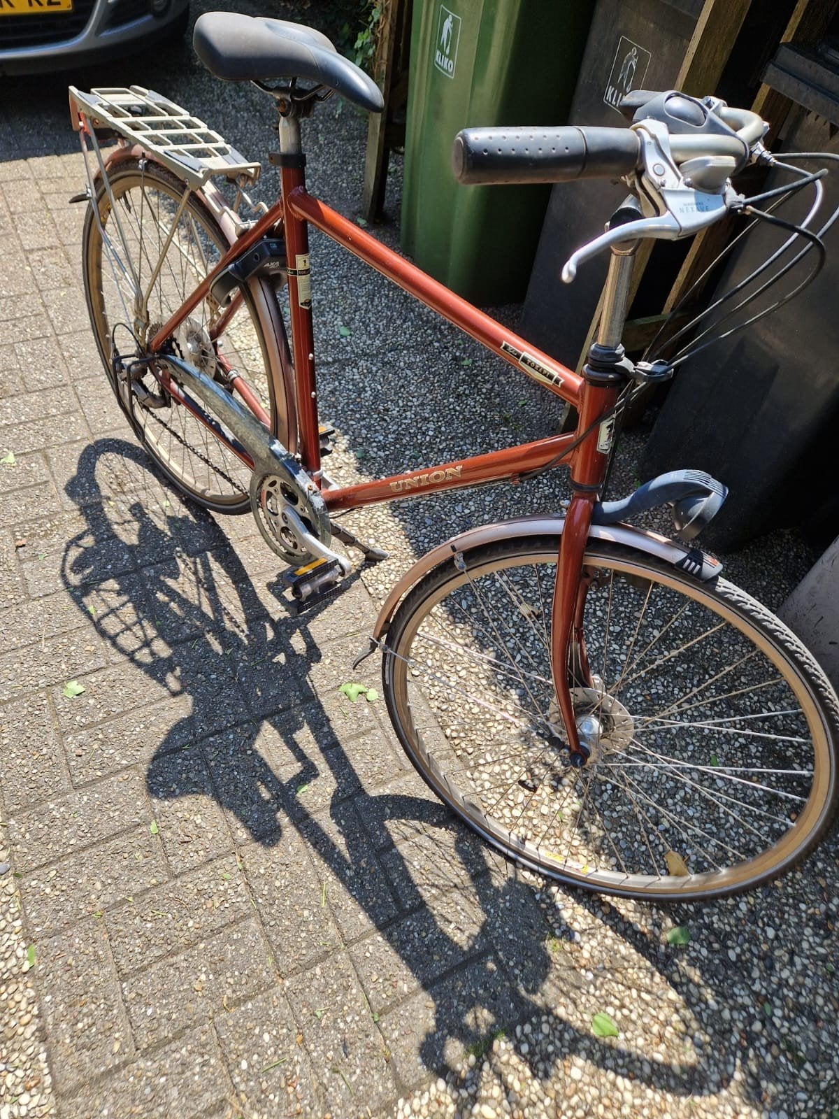 Union Tokapi Dames- en herenstadsfiets met versnellingen, Fietsen en Brommers, Fietsen | Dames | Damesfietsen, Velgrem, Versnellingen