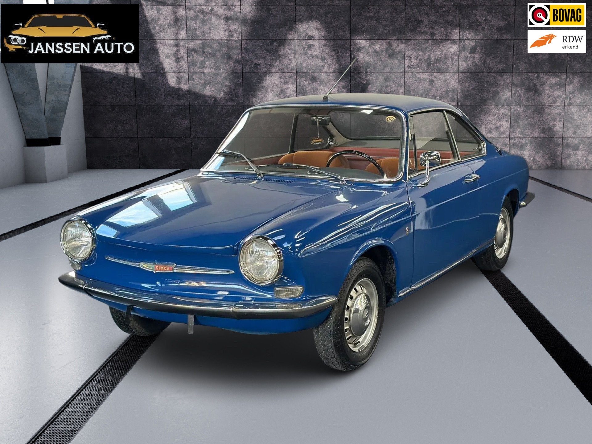 Simca Coupe 1000 | Zeldzame auto | Nette Staat | Frans kente, Auto's, Overige merken, Achterwielaandrijving, Overige carrosserieën