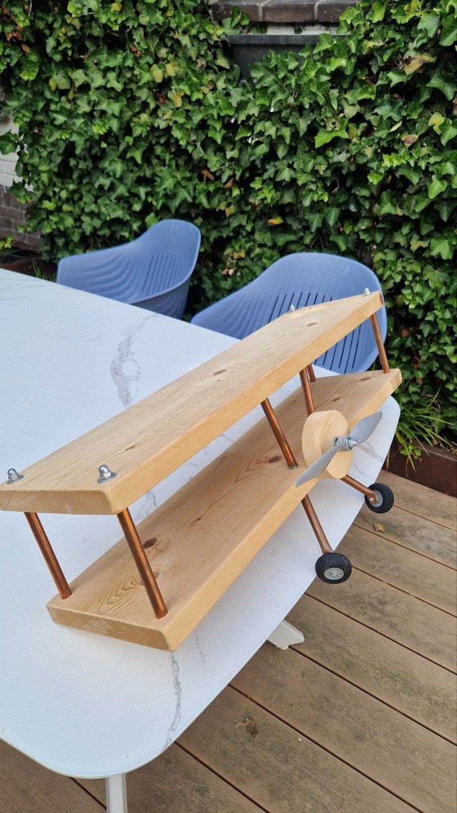 Houten wandplank Vliegtuig Model, Ophalen, Zo goed als nieuw, Overige typen