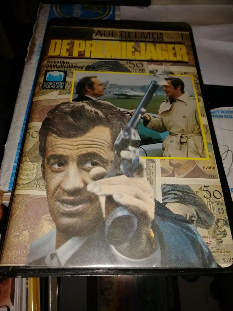 VHS ex-rental - De Premiejager, Cd's en Dvd's, VHS | Film, Vanaf 16 jaar, Ophalen of Verzenden, Gebruikt, Horror