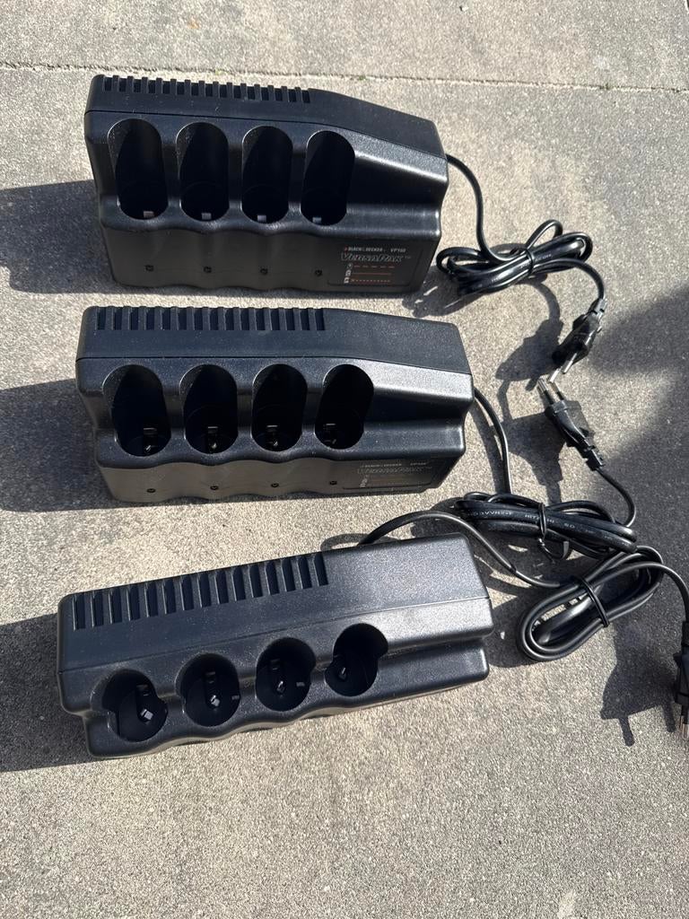 Black+Decker VersaPak VP160 Opladers (3 stuks), Ophalen of Verzenden, Gebruikt