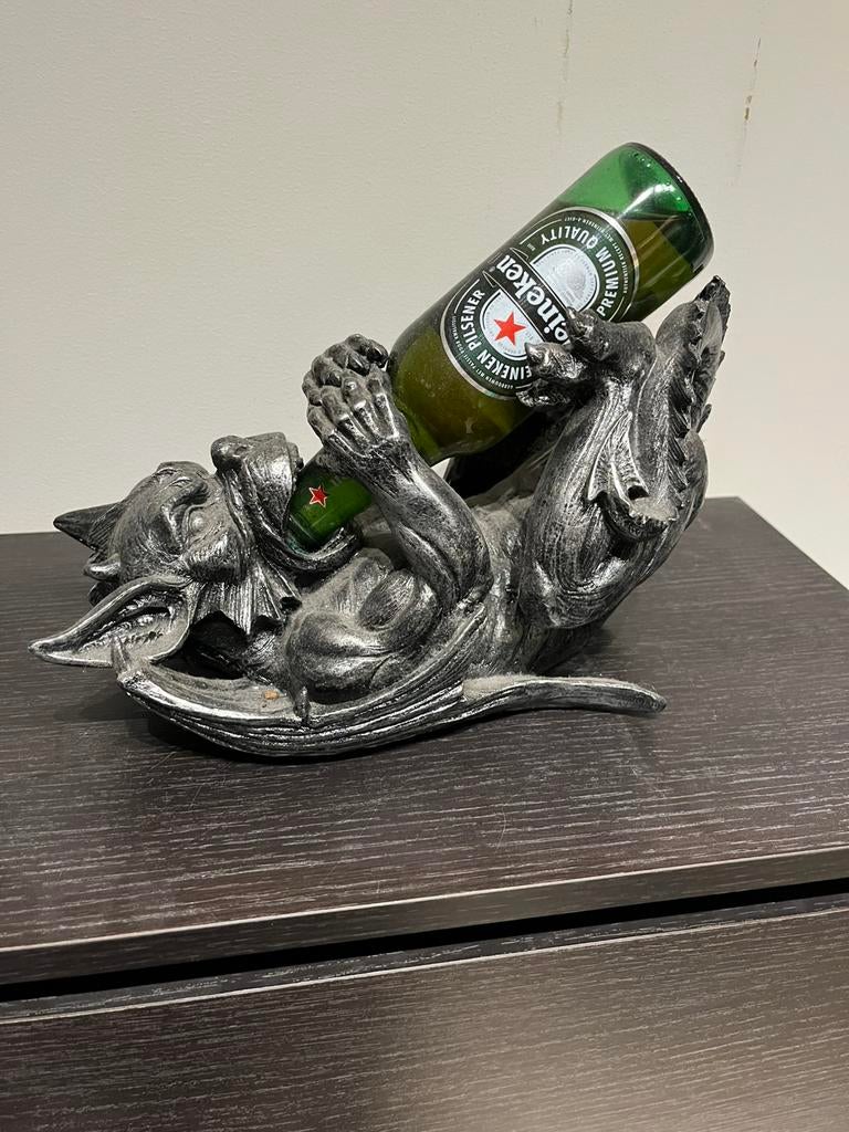 Fles houder, Ophalen, Zo goed als nieuw, Zwart, Minder dan 95 cm