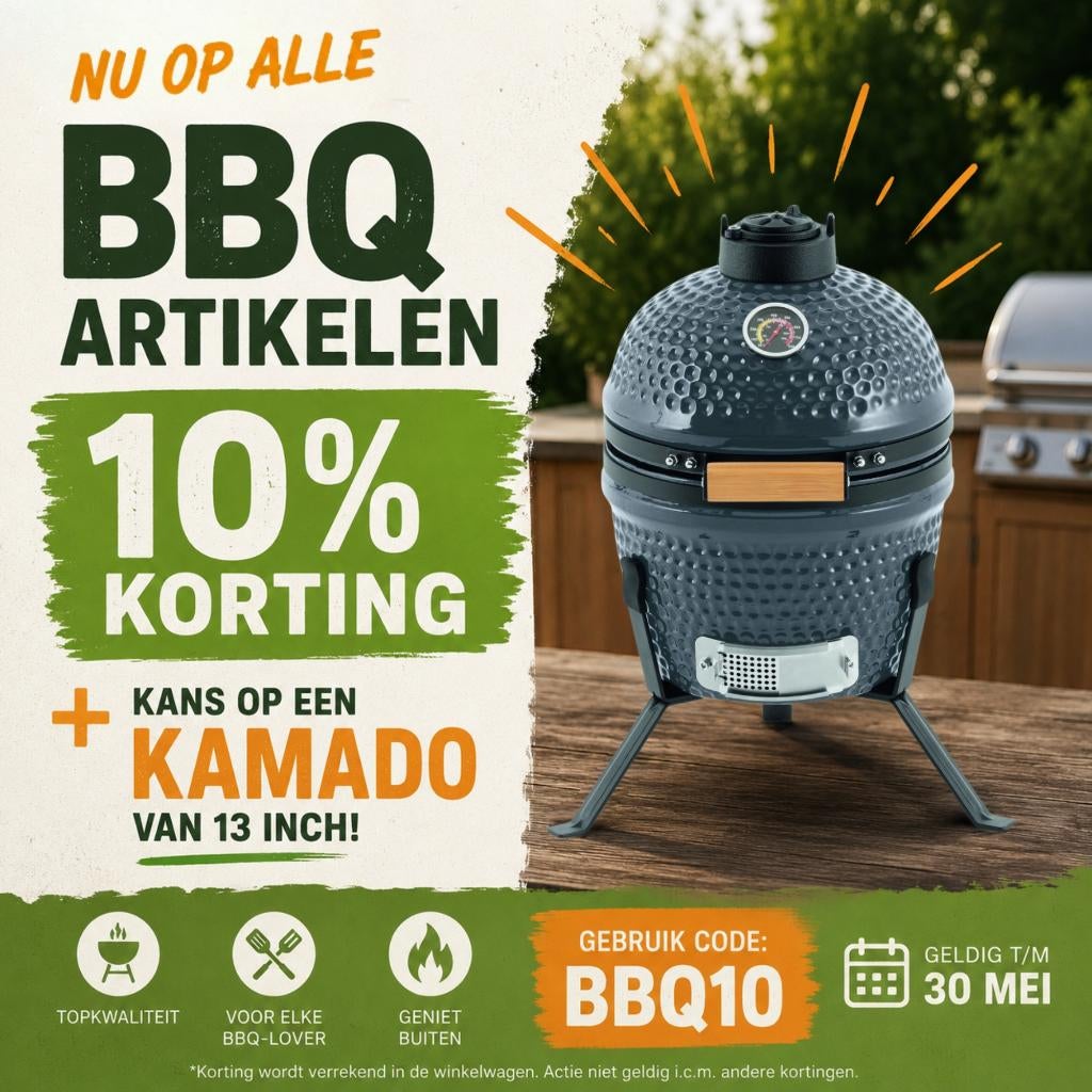 Nu 10% korting op alle BBQ artikelen én kans op deze Kamado, Ophalen of Verzenden, Nieuw, Landmann