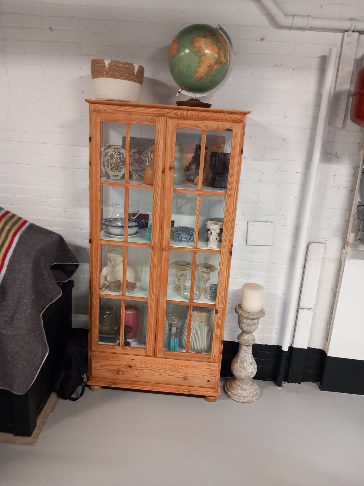 Grenen keukenkastje te  koop, Ophalen, Gebruikt, 50 tot 100 cm, Minder dan 100 cm