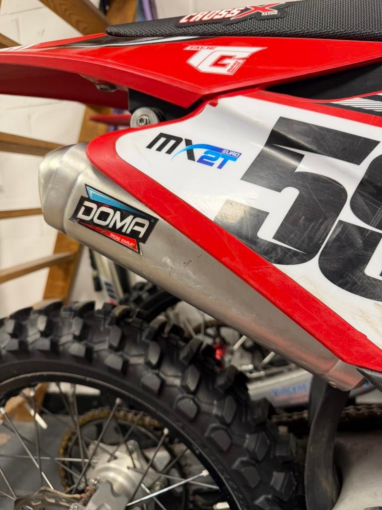 Doma uitlaat KTM 250sx/gasgas mc250/husqvarna tc250 injectie, Ophalen of Verzenden, Gebruikt