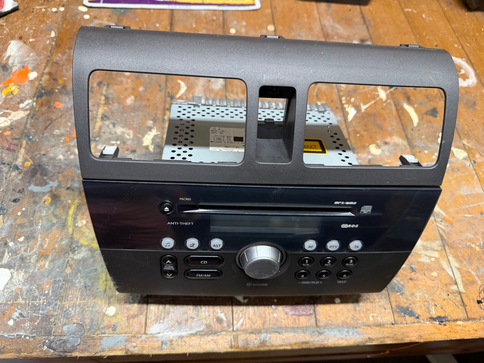 Suzuki Swift Radio CD Speler met Frame, Ophalen, Gebruikt