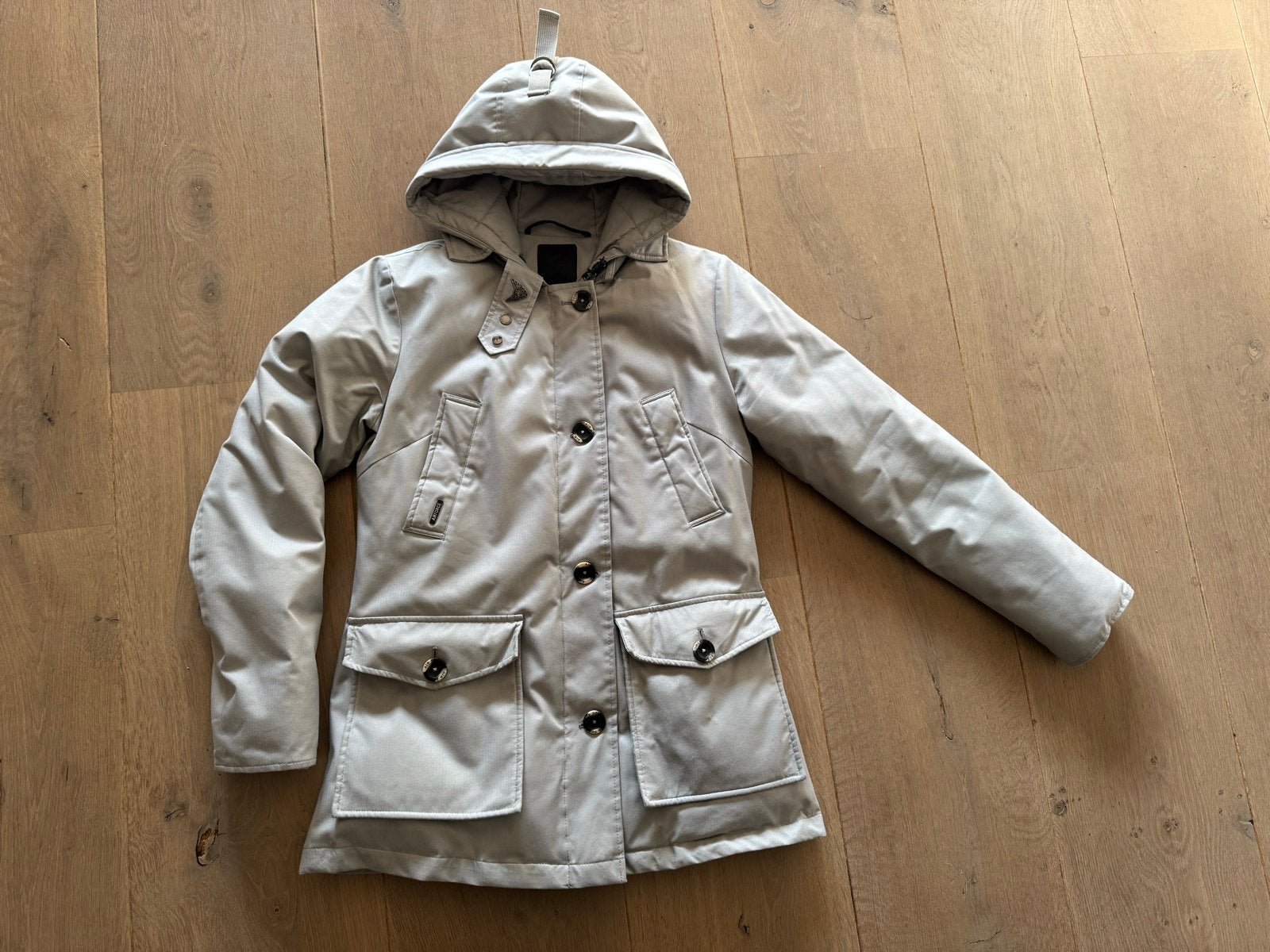 Airforce parka Limestone winterjas maat L, Ophalen of Verzenden, Gedragen, Maat 42/44 (L), Grijs