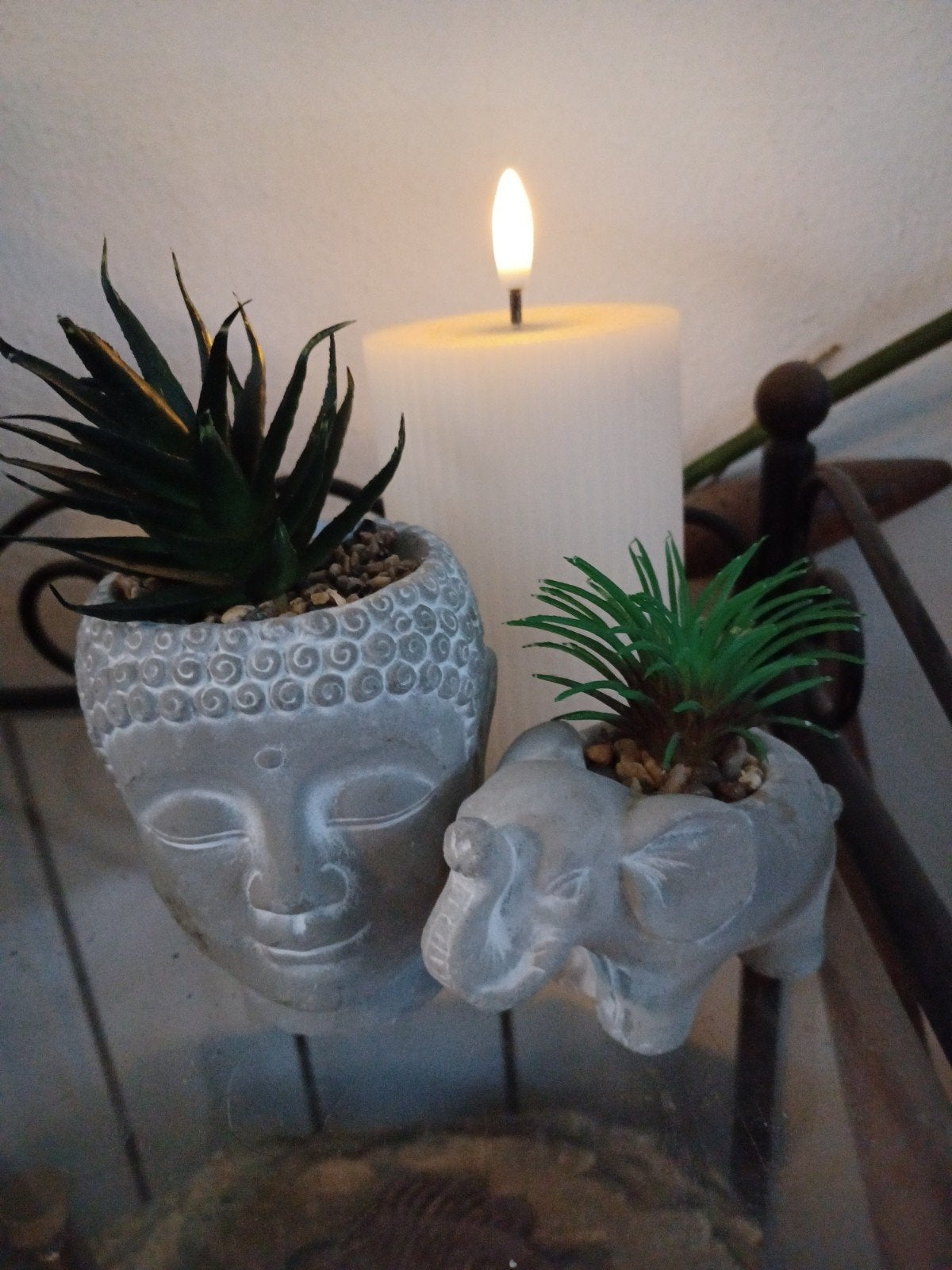 Kunstplanten in beton, Huis en Inrichting, Woonaccessoires | Zuilen en Pilaren, Ophalen of Verzenden