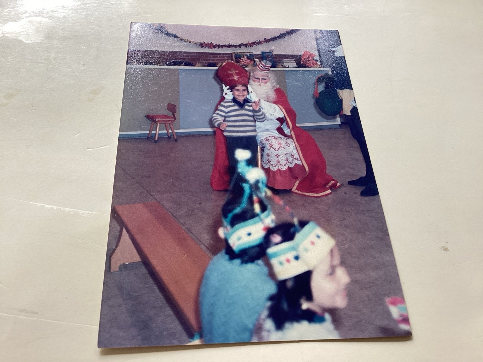 Sinterklaas echte foto 1984 10x15 cm, Diversen, Ophalen of Verzenden