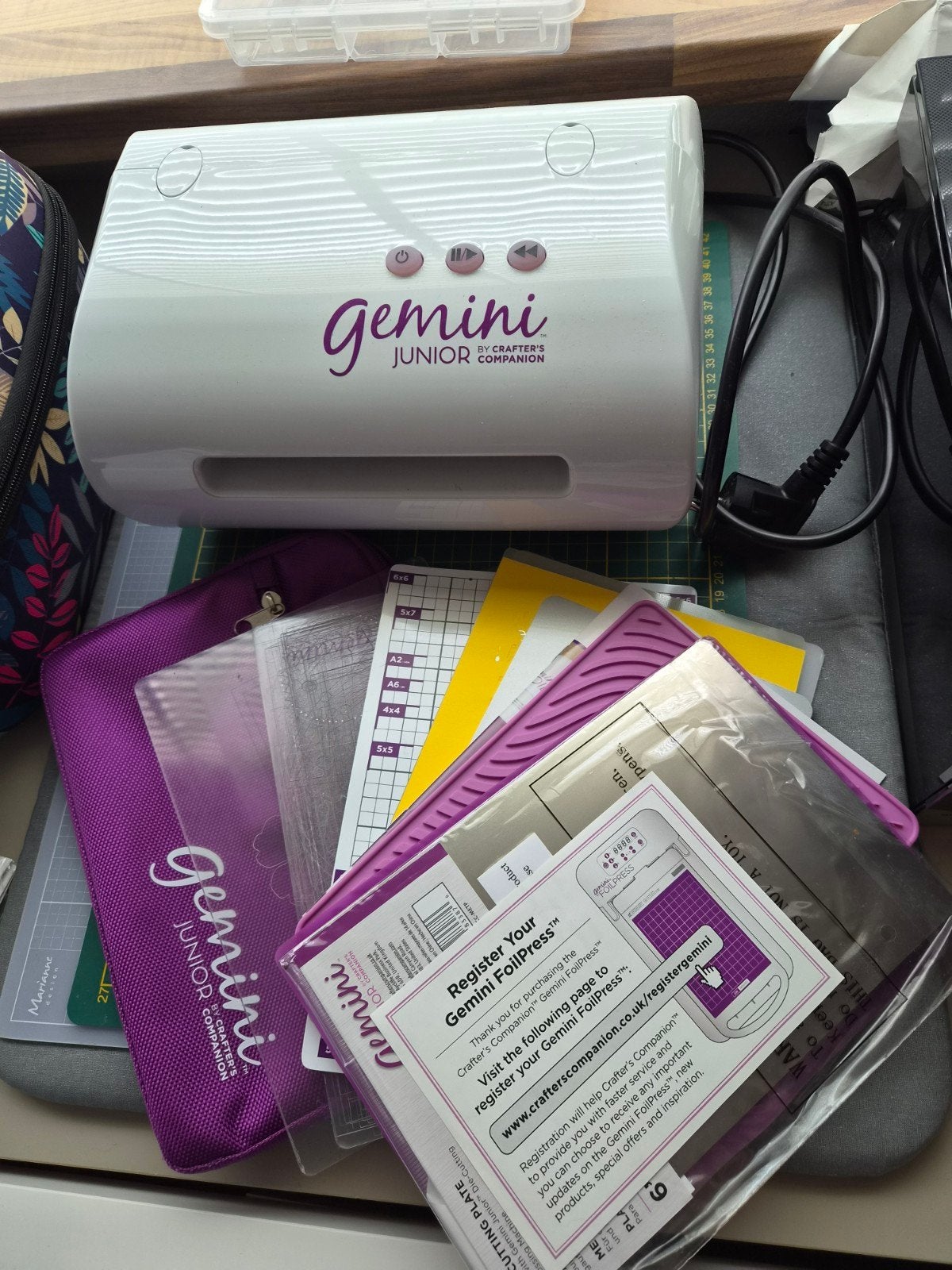 Crafter's Companion Gemini Junior Stans- en Embossingmachine, Ophalen of Verzenden, Zo goed als nieuw, Gereedschap of Toebehoren