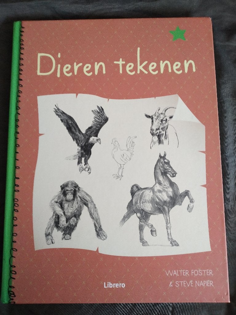 Walter Foster & Steve Napier - Dieren tekenen, Ophalen of Verzenden, Zo goed als nieuw, Tekenen en Schilderen, Walter Foster & Steve Napier